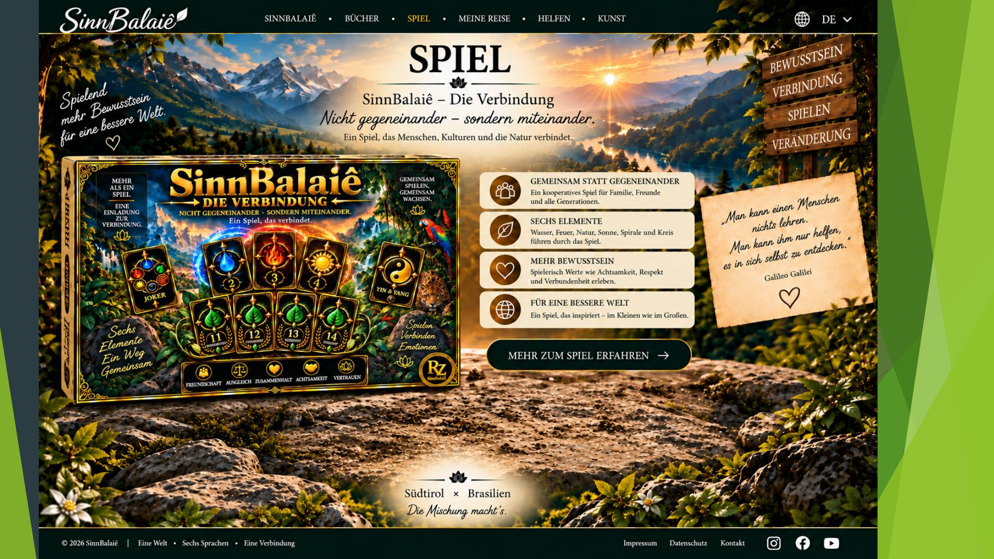 SinnBalaiê – Die Verbindung, das Spiel
